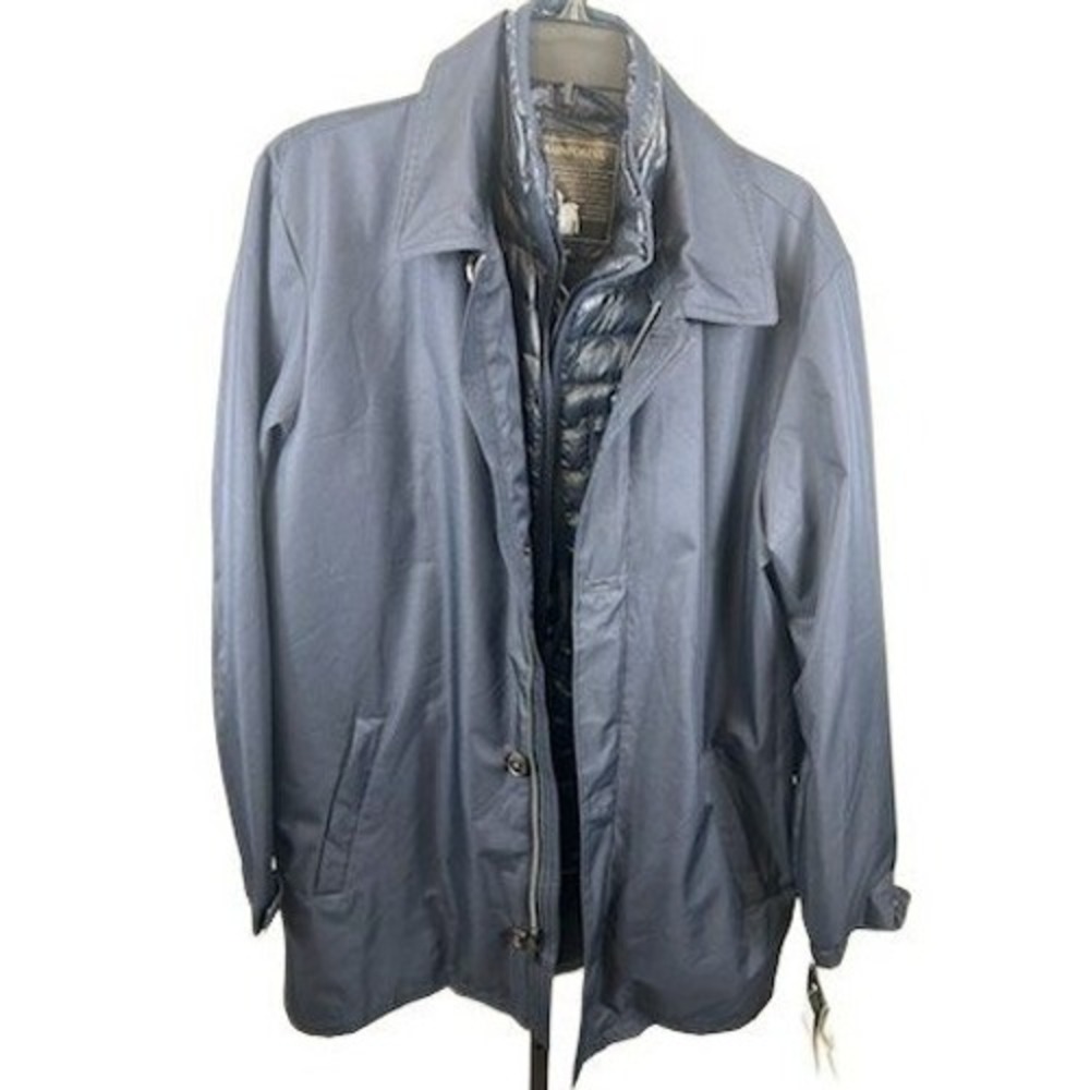 Rainforest Men's Size Medium 3-in-1 Blue System Jacket Coat Zip-Out Heated Vest